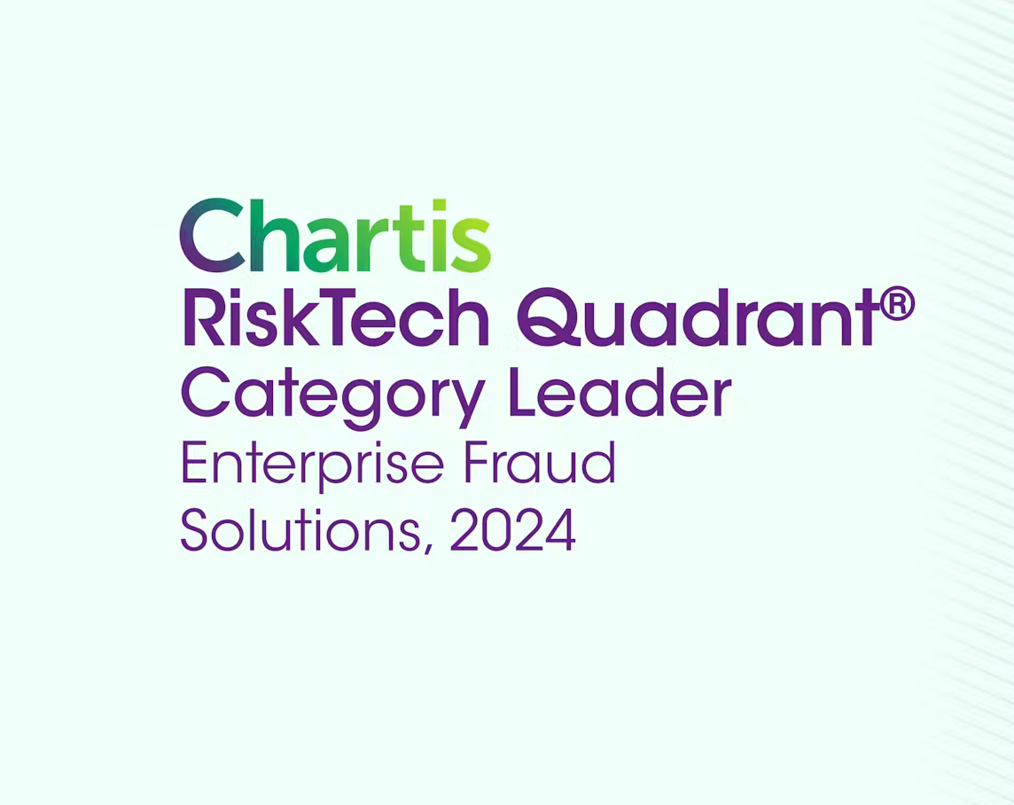 Veriff named a category leader in the Chartis RiskTech Quadrant for Enterprise Fraud Solutions